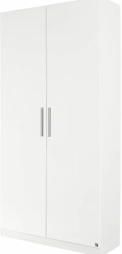 rauch Garderobenschrank »Garderobe Drehtürenschrank Kleiderschrank Schrank Schuhschrank MINOSA« Breite 91 cm, ausziehbare Kleiderstange 6 Schuhablagen MADE IN GERMANY