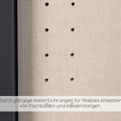 rauch Kleiderschrank »Drehtürenschrank Schrank Garderobe BURANO« mit Schubladen und Spiegelumrandung in Farbabsetzung MADE IN GERMANY