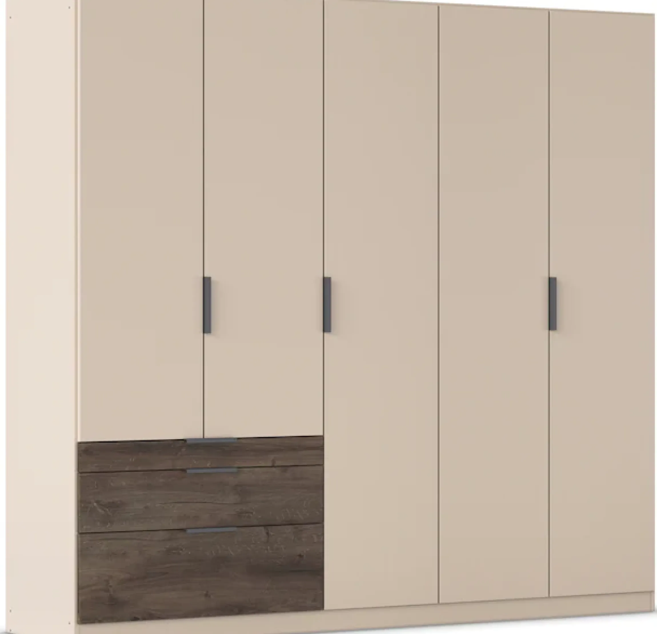 rauch Kleiderschrank »Drehtürenschrank Schrank Garderobe Schlafzimmerschrank KODA« oberer Schubkasten mit praktischer Inneneinteilung,mit asymmetrisch angeordneten Schubladen MADE IN GERMANY