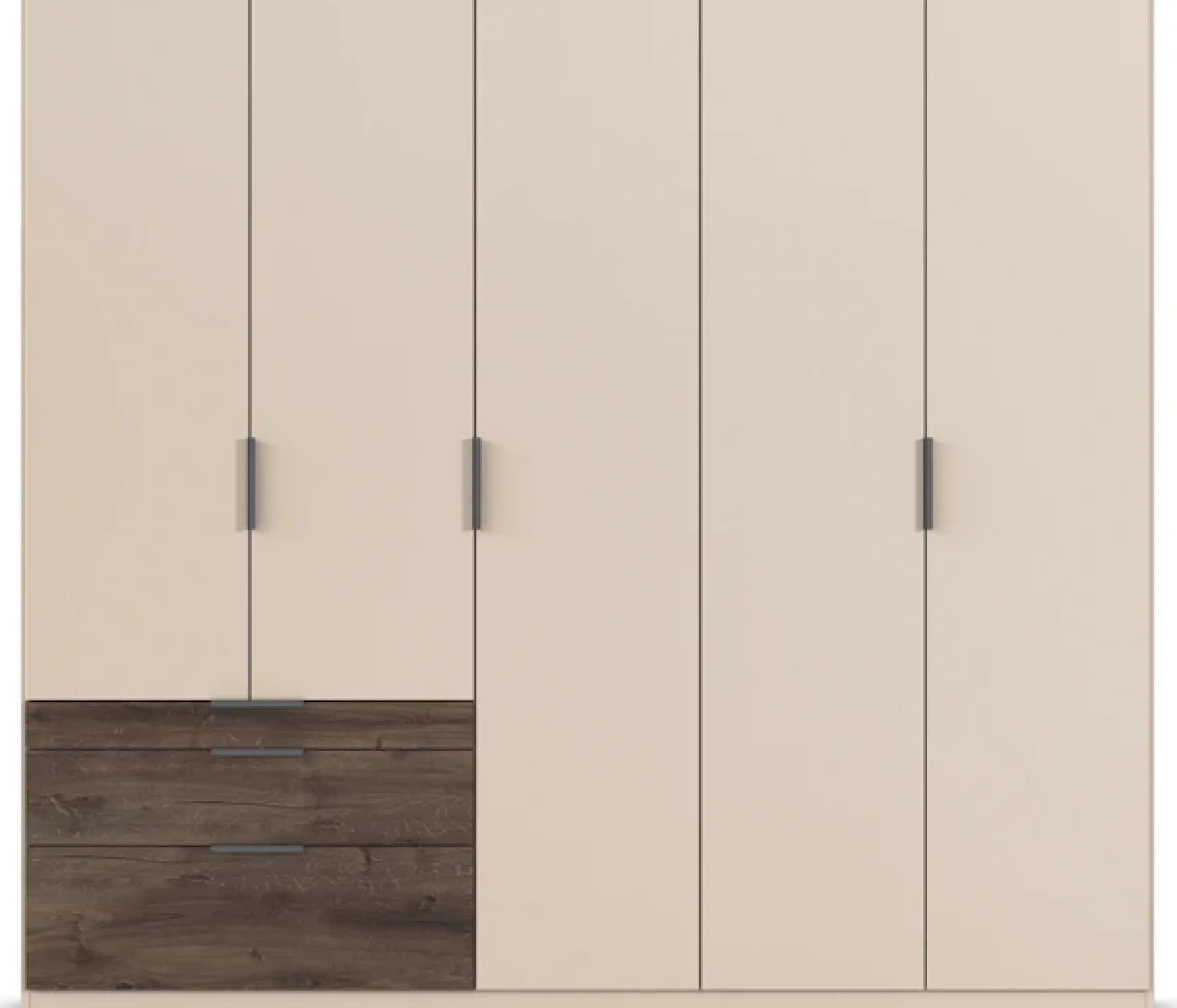 rauch Kleiderschrank »Drehtürenschrank Schrank Garderobe Schlafzimmerschrank KODA« oberer Schubkasten mit praktischer Inneneinteilung,mit asymmetrisch angeordneten Schubladen MADE IN GERMANY