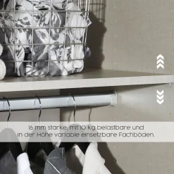 rauch Kleiderschrank »Drehtürenschrank Schrank Garderobe Schlafzimmerschrank KODA« oberer Schubkasten mit praktischer Inneneinteilung,mit asymmetrisch angeordneten Schubladen MADE IN GERMANY