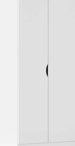 rauch Kleiderschrank »Drehtürenschrank Schrank Garderobe Ankleide FREISING« Breite/Höhe/Tiefe: 91/197/54 cm,schlichtes Design mit griffloser Front und Griffmulde MADE IN GERMANY