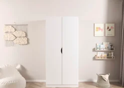 rauch Kleiderschrank »Drehtürenschrank Schrank Garderobe Ankleide FREISING« Breite/Höhe/Tiefe: 91/197/54 cm,schlichtes Design mit griffloser Front und Griffmulde MADE IN GERMANY