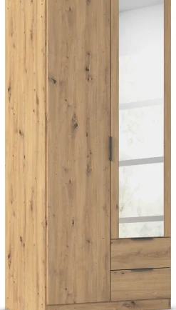 rauch Kleiderschrank »Drehtürenschrank Schrank Garderobe Ankleide Schlafzimmer LAGOA« 3 verschiedene Ausstattungen BASIC/CLASSIC/PREMIUM (inkl. SOFT-CLOSE),geräumige Schubladen, 3 Breiten, optional mit Aufsatz MADE IN GERMANY