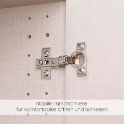 rauch Kleiderschrank »Drehtürenschrank Schrank Garderobe Ankleide Schlafzimmer LAGOA« 3 verschiedene Ausstattungen BASIC/CLASSIC/PREMIUM (inkl. SOFT-CLOSE),geräumige Schubladen, 3 Breiten, optional mit Aufsatz MADE IN GERMANY