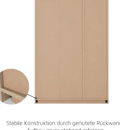 rauch Kleiderschrank »Freiham« mit Griffmulden und Schubkästen