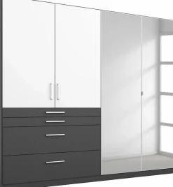 rauch Kleiderschrank »Harburg im Schlafzimmer« Schlafzimmerschrank Schrank Garderobe mit Spiegel