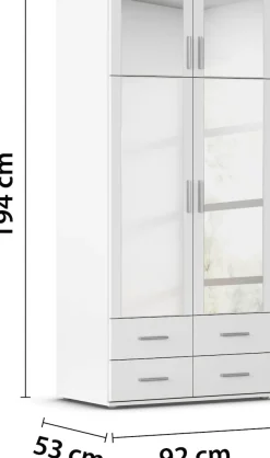rauch Kleiderschrank »Kemi« mit Spiegel