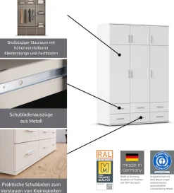 rauch Kleiderschrank »Kemi« mit Spiegel