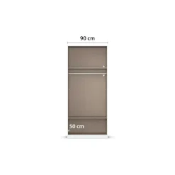 rauch Kleiderschrank »Schrank Garderobe Wäscheschrank GAMMA in 4 Breiten 91-226 cm« 3 verschiedene Ausstattungen BASIC/CLASSIC/PREMIUM (inkl. SOFT-CLOSE),mit Schubladen und Schrankaufsatz sowie Spiegel MADE IN GERMANY