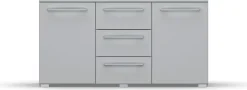 rauch Kombikommode »Kommode Sideboard Wäscheschrank Schrank SKAT PURE« inkl. SOFT-CLOSE-FUNKTION,mit 1 Tür und 4 Schubladen in puristischem Design MADE IN GERMANY