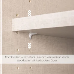 rauch Mehrzweckschrank »Garderobe Kleiderschrank Schrank Schuhschrank Putzschrank MINOSA« Breiten 47/69/91/136 cm, Höhen 197/210 cm,In 4 Breiten mit vielen Einlegeböden für viel Stauraum MADE IN GERMANY