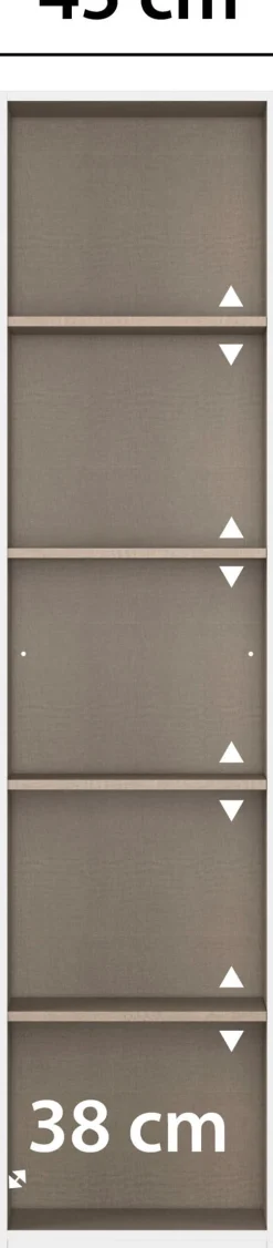 rauch Mehrzweckschrank »Garderobe Kleiderschrank Schrank Schuhschrank Putzschrank MINOSA« Breiten 47/69/91/136 cm, Höhen 197/210 cm,In 4 Breiten mit vielen Einlegeböden für viel Stauraum MADE IN GERMANY