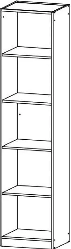 rauch Mehrzweckschrank »Garderobe Drehtürenschrank Kleiderschrank Schrank Schuhschrank MINOSA« Breite 47 cm mit 4 Einlegeböden, viel Stauraum MADE IN GERMANY