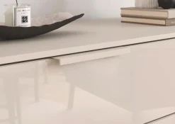 rauch Nachtkommode »Nachttisch Nachtkonsole MONTCLAR Frontauswahl Dekor/Hochglanz/Glas« Breite 40 cm / Höhe 61 cm, inkl. Soft-Close-Funktion,mit 3 geräumigen Schubladen, viele Griffvarianten MADE IN GERMANY