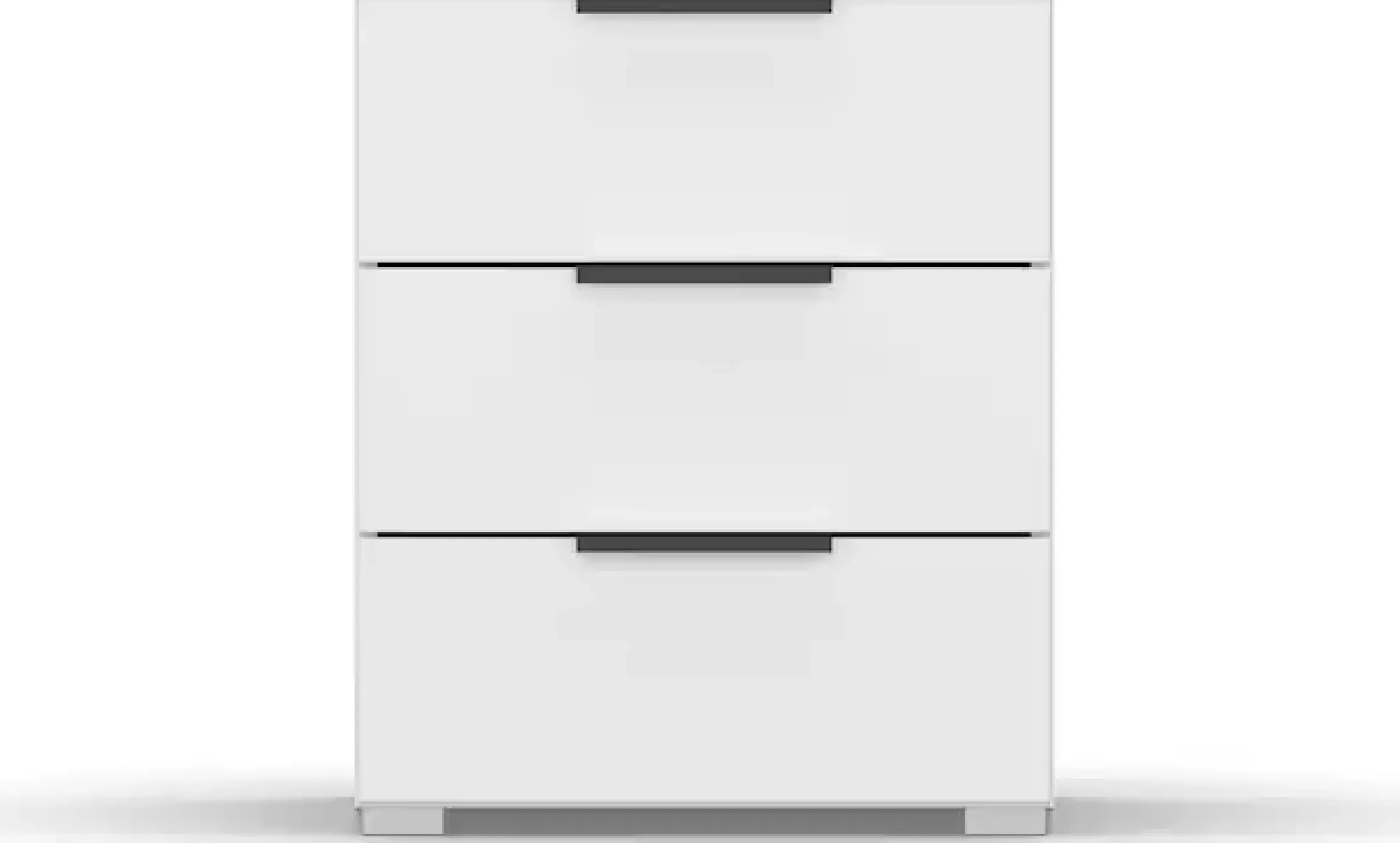 rauch Nachtkommode »Nachttisch Nachtkonsole Nachtschrank SKAT MERIDIAN« inkl. SOFT-CLOSE-FUNKTION,mit 3 Schubladen in elegantem Design MADE IN GERMANY