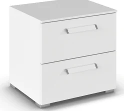 rauch Nachtkommode »Nachttisch Nachtkonsole Kommode EVELYN« inkl. SOFT-CLOSE-FUNKTION,in elegantem Stil mit 2 Schubladen, viel Stauraum MADE IN GERMANY