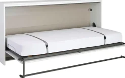 rauch Schrankbett »Bett Einzelbett Klappbett Gästebett Ausziehbett ALBERO« inklusive Lattenrost, Größe: 90x200 cm,besonders platzsparend, ausziehbar mit Metallfixierung MADE IN GERMANY
