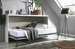 rauch Schrankbett »Bett Einzelbett Klappbett Gästebett Ausziehbett ALBERO« inklusive Lattenrost, Größe: 90x200 cm,besonders platzsparend, ausziehbar mit Metallfixierung MADE IN GERMANY