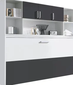 rauch Schrankbett »Bett Einzelbett Klappbett Gästebett Ausziehbett ALBERO« inklusive Lattenrost, Größe: 90x200 cm,besonders platzsparend, ausziehbar mit Metallfixierung MADE IN GERMANY