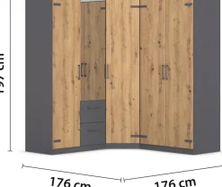 rauch Schrank-Set »Holmes« Set,