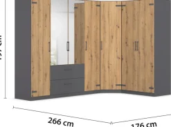 rauch Schrank-Set »Holmes« Set,