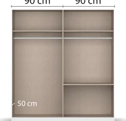 rauch Schrank-Set »Kleiderschrank Schrank Garderobe Wäscheschrank COSTA Größe 208x298 cm« Set, in 3 Ausstattungen BASIC/CLASSIC/PREMIUM, 3 Stk. tlg.