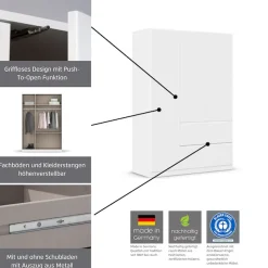 rauch Schrank-Set »Kleiderschrank Schrank Garderobe Wäscheschrank COSTA Größe 208x298 cm« Set, in 3 Ausstattungen BASIC/CLASSIC/PREMIUM, 3 Stk. tlg.