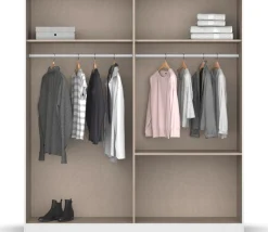 rauch Schrank-Set »Kleiderschrank Schrank Garderobe Wäscheschrank COSTA Größe 208x298 cm« Set, in 3 Ausstattungen BASIC/CLASSIC/PREMIUM, 3 Stk. tlg.