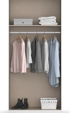 rauch Schrank-Set »Kleiderschrank Schrank Garderobe Wäscheschrank COSTA Größe 208x298 cm« Set, in 3 Ausstattungen BASIC/CLASSIC/PREMIUM, 3 Stk. tlg.