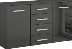 rauch Schubkastenkommode »Sideboard Kommode Kombikommode KOLUNA mit Hochglanzfront« Breite 120 cm mit eleganter Hochglanzfront,vier große Schubladen, mit insgesamt 4 Einlegeböden MADE IN GERMANY