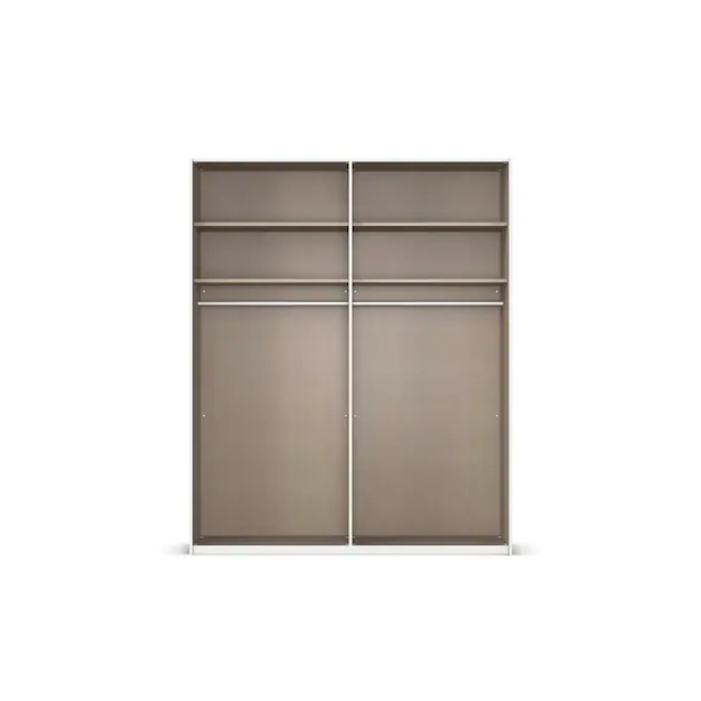 rauch Schwebetürenschrank »Kleiderschrank Schrank Garderobe Schlafzimmerschrank SCALE-WOOD« edle geteilte Front in massiver Asteiche mit Spiegel MADE IN GERMANY