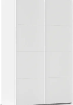 rauch Schwebetürenschrank »Kleiderschrank Schrank Garderobe Schlafzimmerschrank EVELYN« in elegantem Stil, in 5 Breiten, Griffe in Korpusfarbe MADE IN GERMANY