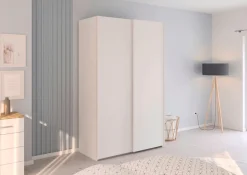 rauch Schwebetürenschrank »Kleiderschrank Schrank Garderobe Schlafzimmerschrank EVELYN« in elegantem Stil, in 5 Breiten, Griffe in Korpusfarbe MADE IN GERMANY