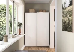 rauch Schwebetürenschrank »Kleiderschrank Schrank KinderzimmerSUBITO« Schlafzimmer Glasfront Breiten 136 & 181 Höhe 197 cm - MADE IN GERMANY