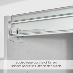 rauch Schwebetürenschrank »Kleiderschrank Schrank KinderzimmerSUBITO« Dekor- & Spiegelelemente B 136 & 181 - Höhe 197 cm - MADE IN GERMANY