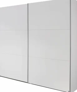 rauch Schwebetürenschrank »Kleiderschrank Schrank Garderobe Wäscheschrank Schlafzimmer BORBA« Breiten 218/260 cm, Höhe 210 cm,optional mit Absetzung in Graumetallic MADE IN GERMANY