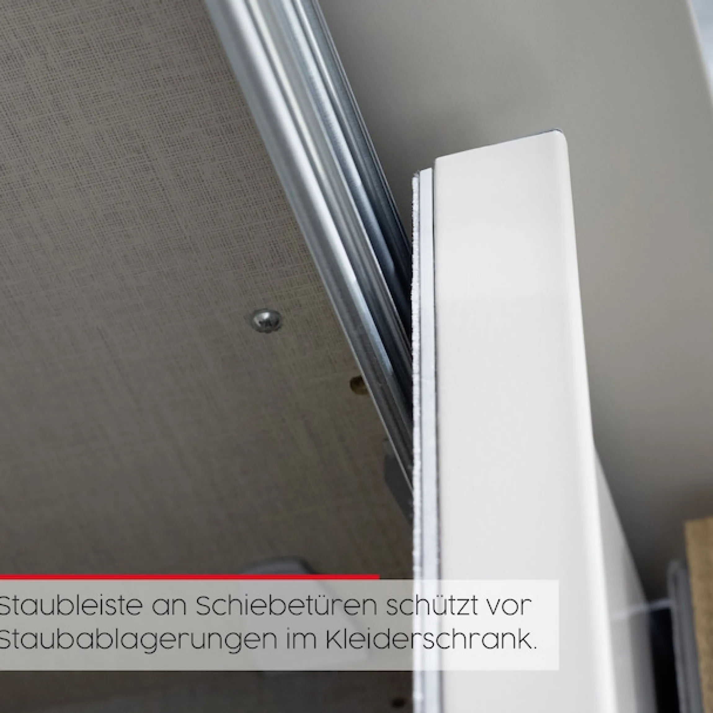 rauch Schwebetürenschrank »Kleiderschrank Schrank Garderobe Schlafzimmerschrank SCALE-DUO« edle zweigeteilte Türen, Spiegel und 3 Zierleisten MADE IN GERMANY