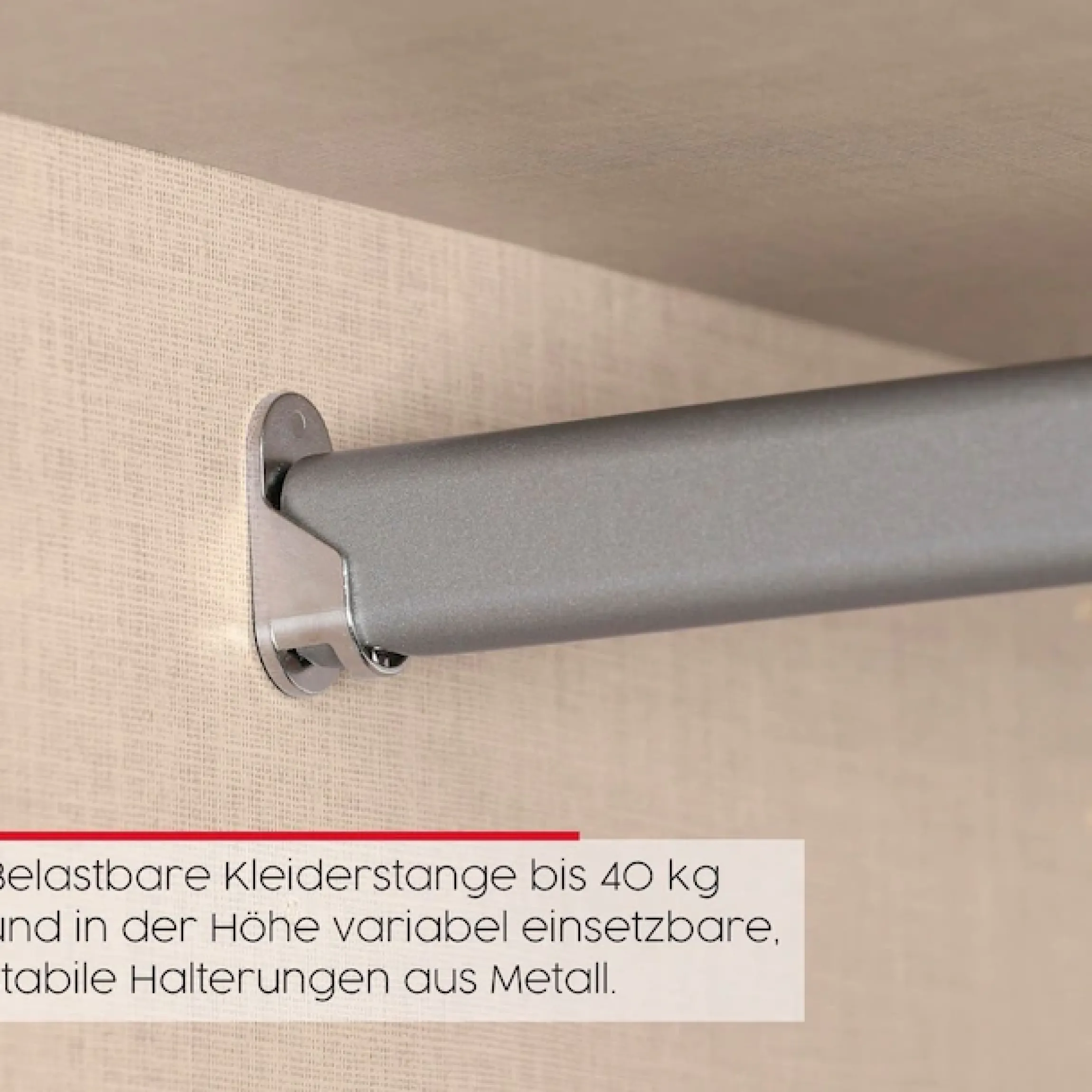 rauch Schwebetürenschrank »Kleiderschrank Schrank Garderobe Schlafzimmerschrank SCALE-DUO« edle zweigeteilte Türen, Spiegel und 3 Zierleisten MADE IN GERMANY