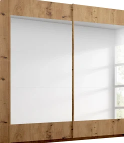 rauch Schwebetürenschrank »Kleiderschrank Schrank Garderobe Wäscheschrank Ankleide MALIBU« in 5 Breiten, Höhe 210 cm,mit großflächigen Türen, großzügiger Stauraum MADE IN GERMANY
