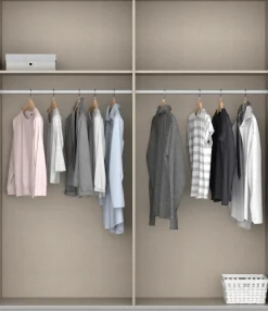rauch Schwebetürenschrank »Kleiderschrank Schrank Garderobe Wäscheschrank Ankleide MALIBU« in 5 Breiten, Höhe 210 cm,mit großflächigen Türen, großzügiger Stauraum MADE IN GERMANY
