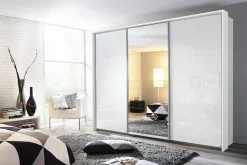 rauch Schwebetürenschrank »Kleiderschrank Schrank Garderobe Wäscheschrank Ankleide KULMBACH« optional mit Beleuchtung, Breiten 278/368 cm Höhen 214/233 cm,mit umfangreicher Innenausstattung und Passepartout MADE IN GERMANY