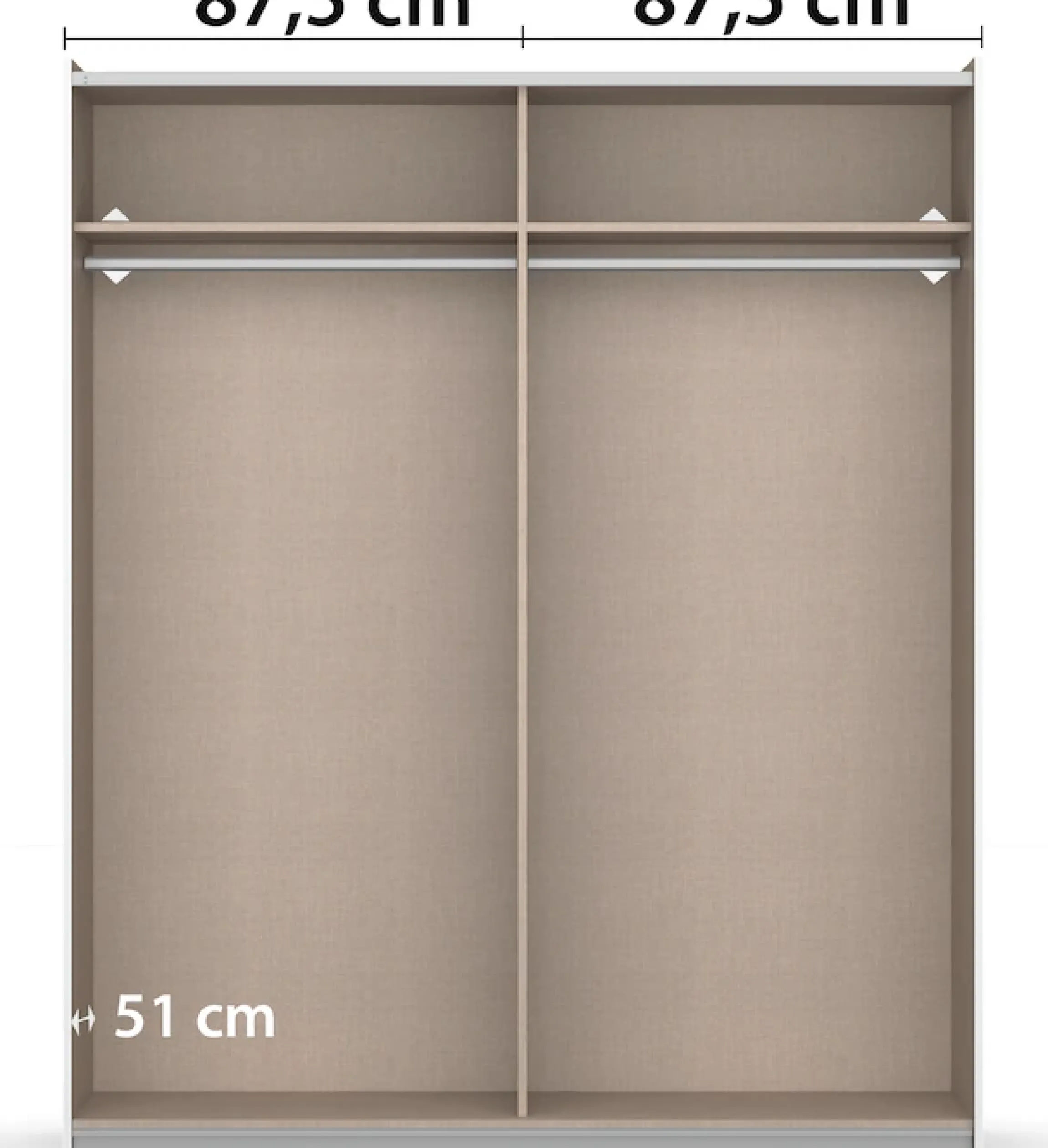 rauch Schwebetürenschrank »Kleiderschrank Schrank Garderobe Garderobenschrank Wäscheschrank NEO« 3 verschiedene Ausstattungen BASIC/CLASSIC/PREMIUM (inkl. SOFT-CLOSE),mit großzügigem Stauraum und vielfältigen Farbkombinationen