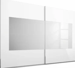 rauch Schwebetürenschrank »Kleiderschrank Schrank Garderobe Wäscheschrank Ankleide X-TEND« Breiten: 226/270/315 cm, Höhe: 223 cm,modernes Design Front in Rahmenoptik Hochglanz Weiß MADE IN GERMANY