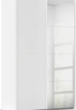rauch Schwebetürenschrank »Kleiderschrank Schrank Garderobe Schlafzimmerschrank EVELYN« in elegantem Stil mit Spiegel 5 Breiten viel Stauraum MADE IN GERMANY