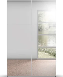rauch Schwebetürenschrank »Kleiderschrank Schrank Garderobe REFLECT« inkl. praktischer Innenausstattung mit viel Stauraum MADE IN GERMANY