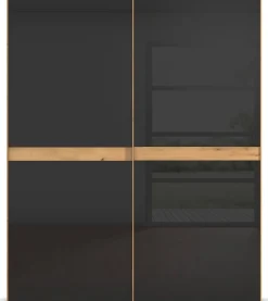 rauch Schwebetürenschrank »Kleiderschrank Schrank Garderobe Schlafzimmerschrank SCALE-LINE« edle Optik mit Bauchbinde in Korpusfarbe mit Glasfront MADE IN GERMANY