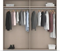 rauch Schwebetürenschrank »Monza« in trendigen Farbkombinationen, mit viel Stauraum