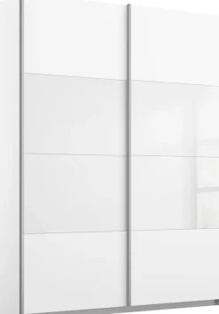 rauch Schwebetürenschrank »Quadra Schlafzimmerschrank in vielen Breiten« Kleiderschrank Garderobenschrank Schrank mit Glaselementen