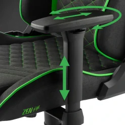 RAZER Gaming-Stuhl »by ZEN TAROK PRO X« () 3D Armlehnen, Metallrahmen, ergonomisch, 130 kg Tragkraft, 60mm Rollen